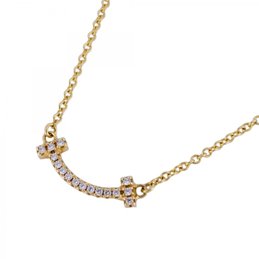 ティファニー ネックレス K18YG イエローゴールド ダイヤモンド