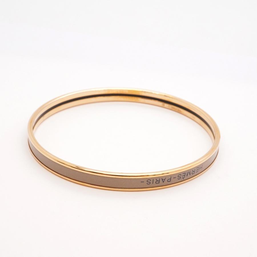 HERMES 【5jhb0560】エルメス バングル ユニ GPメッキ ゴールド 