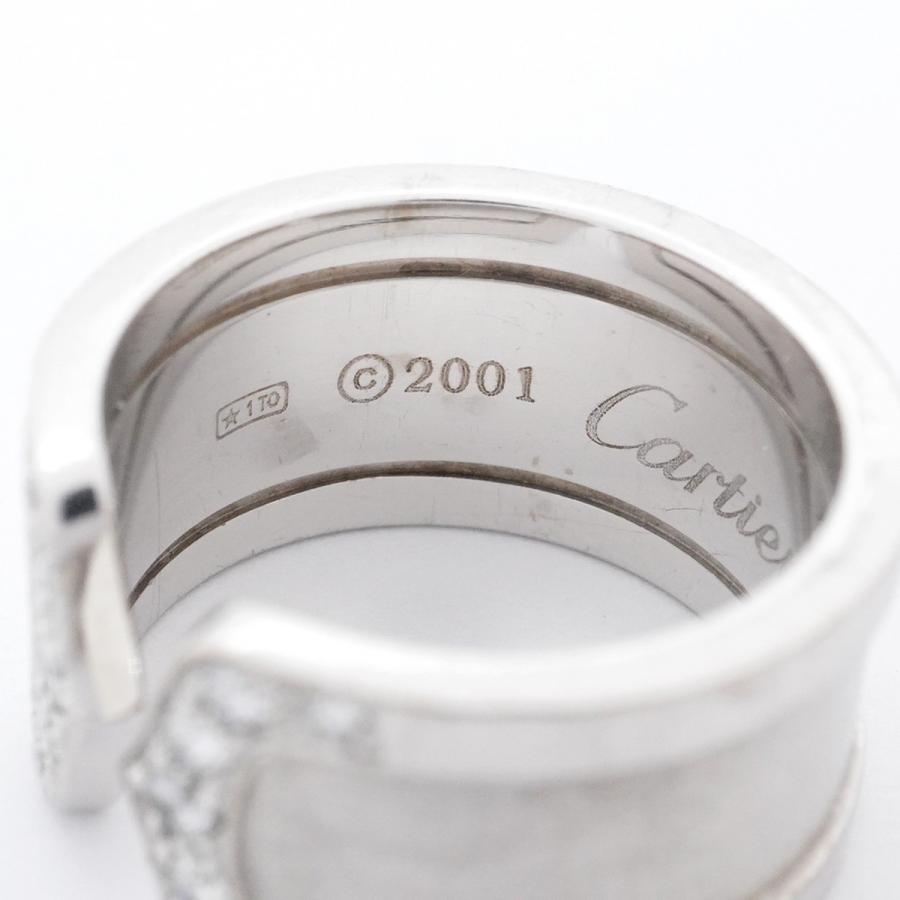 Cartier 【5jib0453】カルティエ リング 2C K18WG ホワイトゴールド  