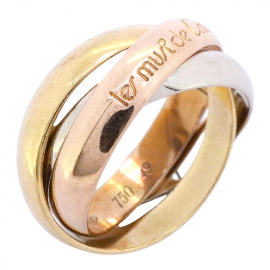 Cartier 【5jib0601】カルティエ リング トリニティ K18YG イエロー  