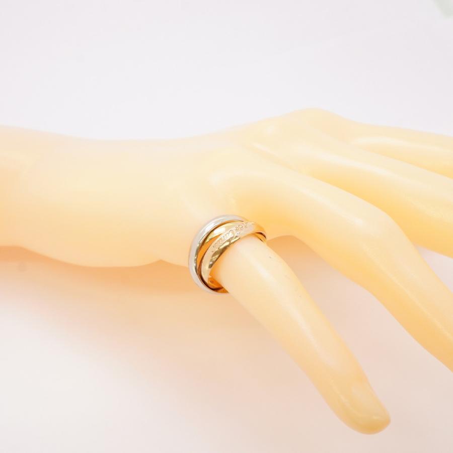 Cartier 【5jib0601】カルティエ リング トリニティ K18YG イエロー  