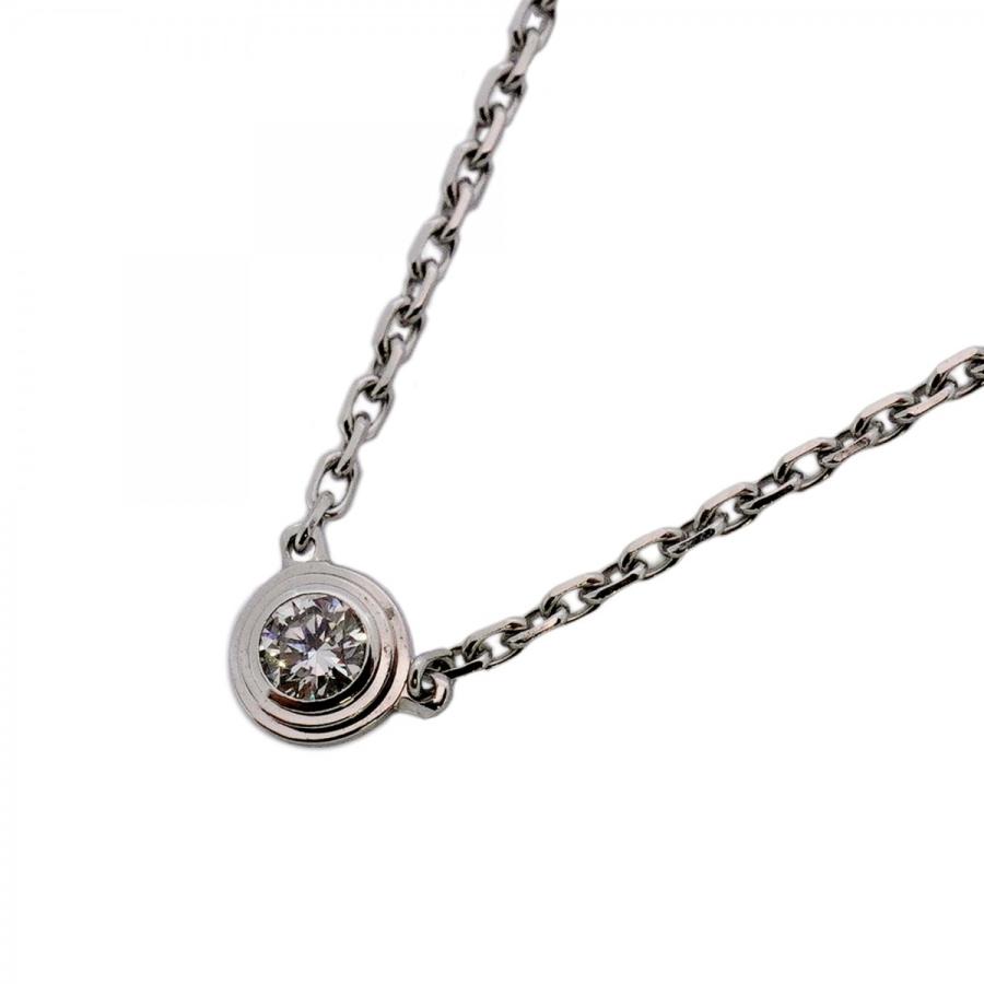 Cartier 【5jmb0473】カルティエ ネックレス ダムール XS/1PD K18WG  