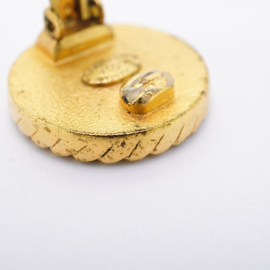 CHANEL 【5jmb0737】シャネル イヤリング ヴィンテージ ココマーク 丸  