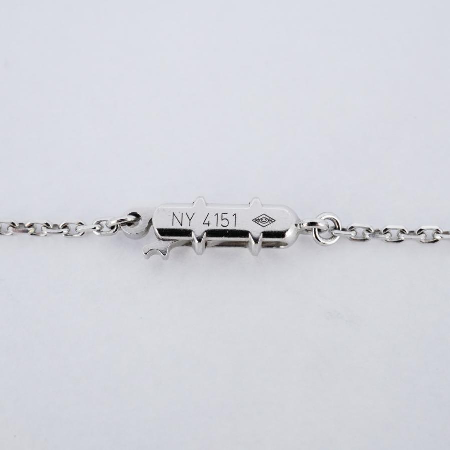Cartier 【5jmb0796】カルティエ ネックレス Cハート K18WG ホワイト  