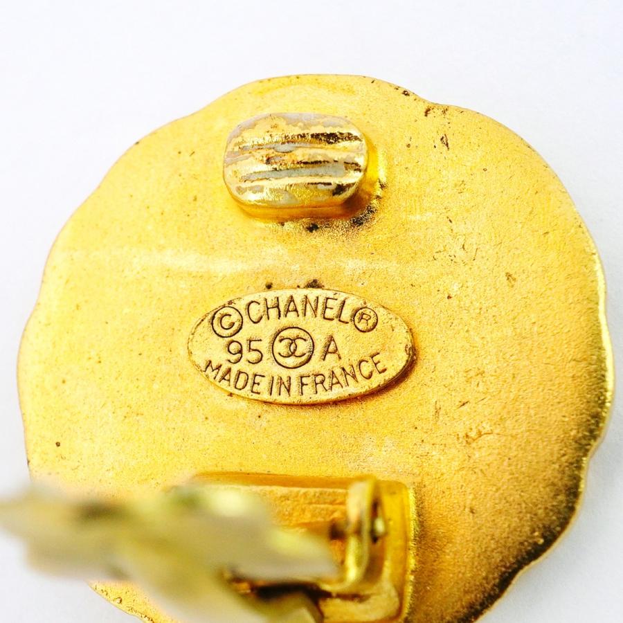 CHANEL 【5jmb0845】シャネル イヤリング ヴィンテージ ココマーク 丸  
