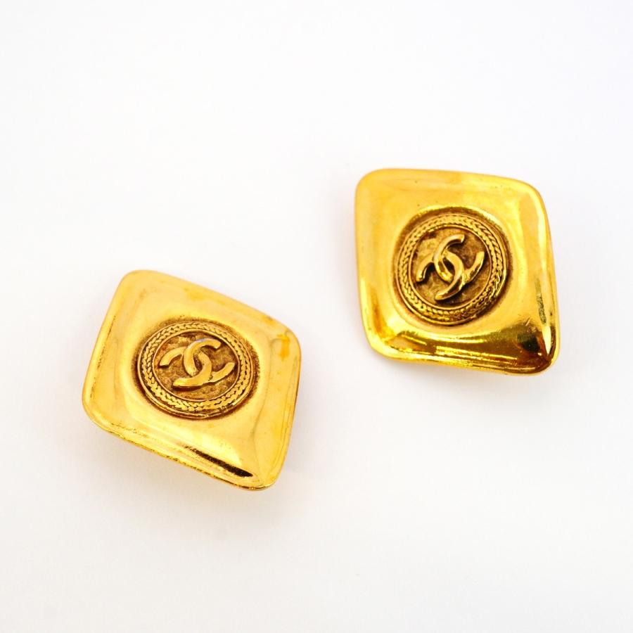 CHANEL 【5jmb0907】シャネル イヤリング ヴィンテージ ココマーク  