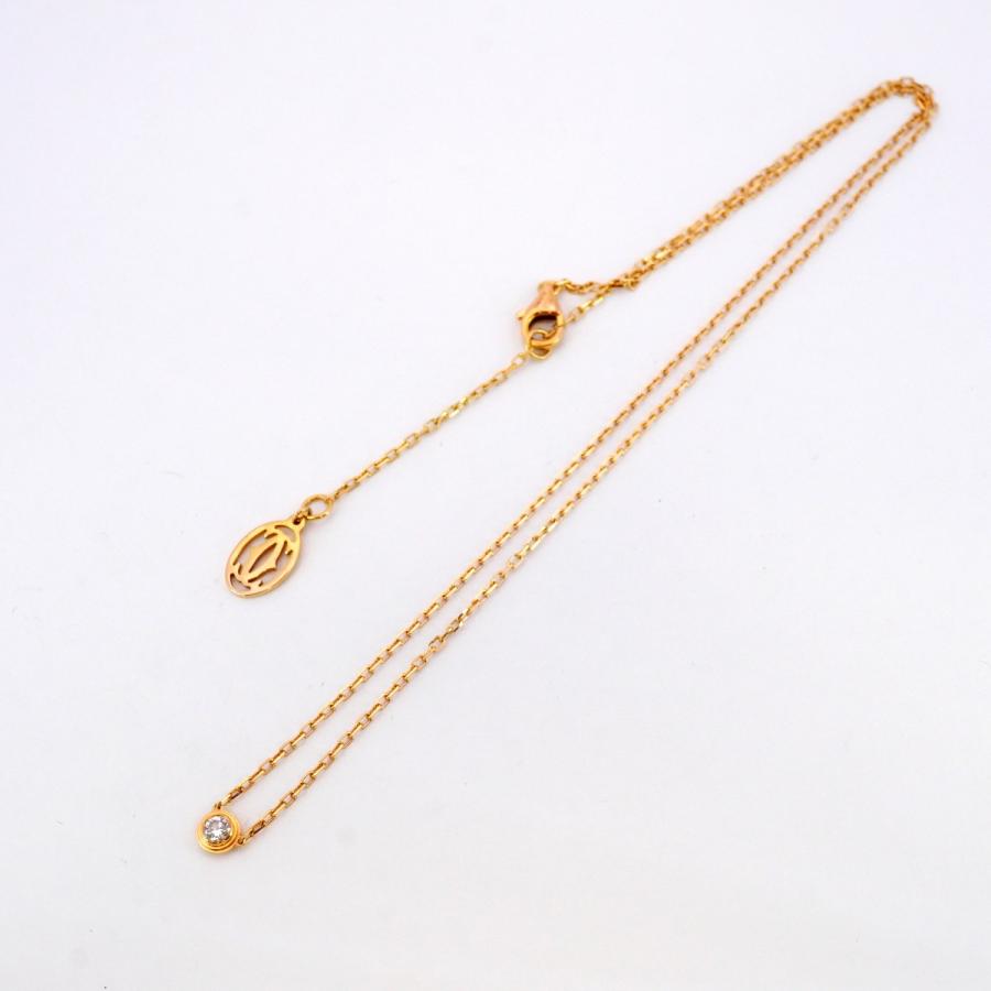 Cartier 【5jmb0959】カルティエ ネックレス ダムール SM/1PD K18PG  
