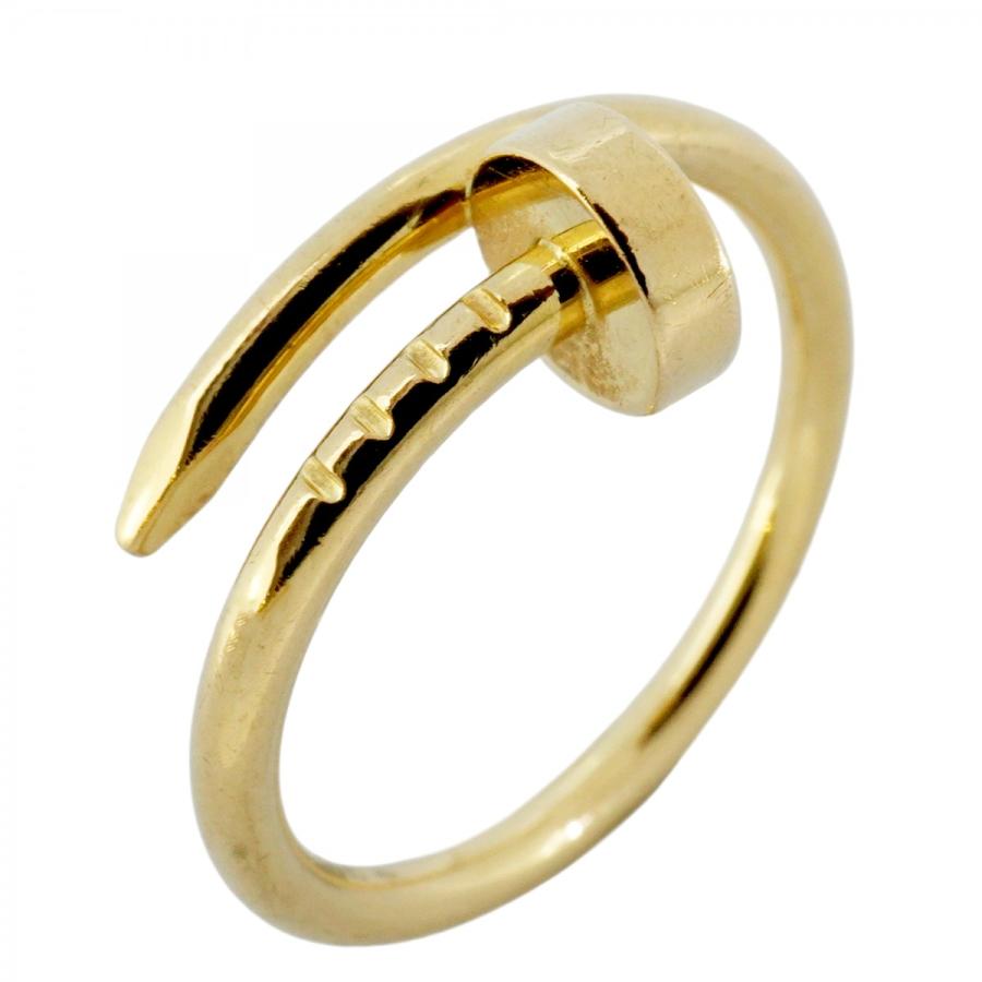 カルティエ ジャストアンクルリング 51 イエローゴールド 18K 11号 Cartier（カルティエ） 【5job0644】カルティエ リング ジュスト