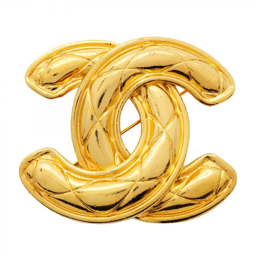 ⭐️ワケあり⭐️シャネル ラウンド カンボン ブローチ ヴィンテージ ゴールド 楽天市場】【中古】CHANEL シャネル カンボン ブローチ ヴィンテージ