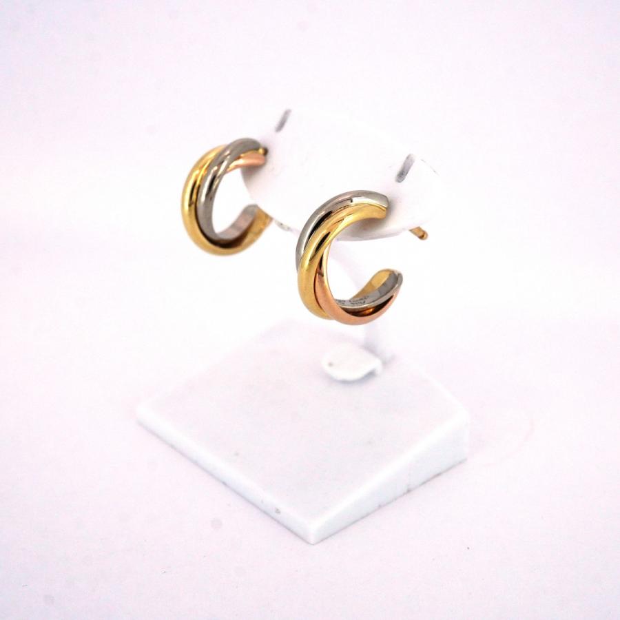 【☆なな☆】カルティエ★Cartier★トリニティ イヤリング★ピアス Cartier（カルティエ） 【5jpb0659】カルティエ ピアス トリニティ