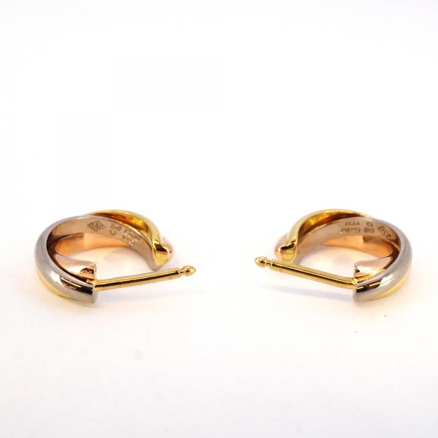 カルティエ18kトリニティホワイトゴールドダイア ピアス最終値下げ