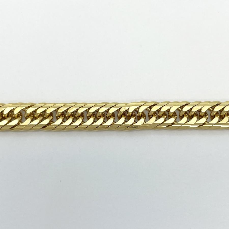 5khc030】喜平 ブレスレット K18 ゴールド 14面 トリプル 20.4cm 20.2g 