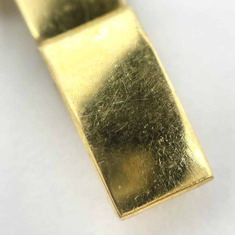 5khc030】喜平 ブレスレット K18 ゴールド 14面 トリプル 20.4cm 20.2g 