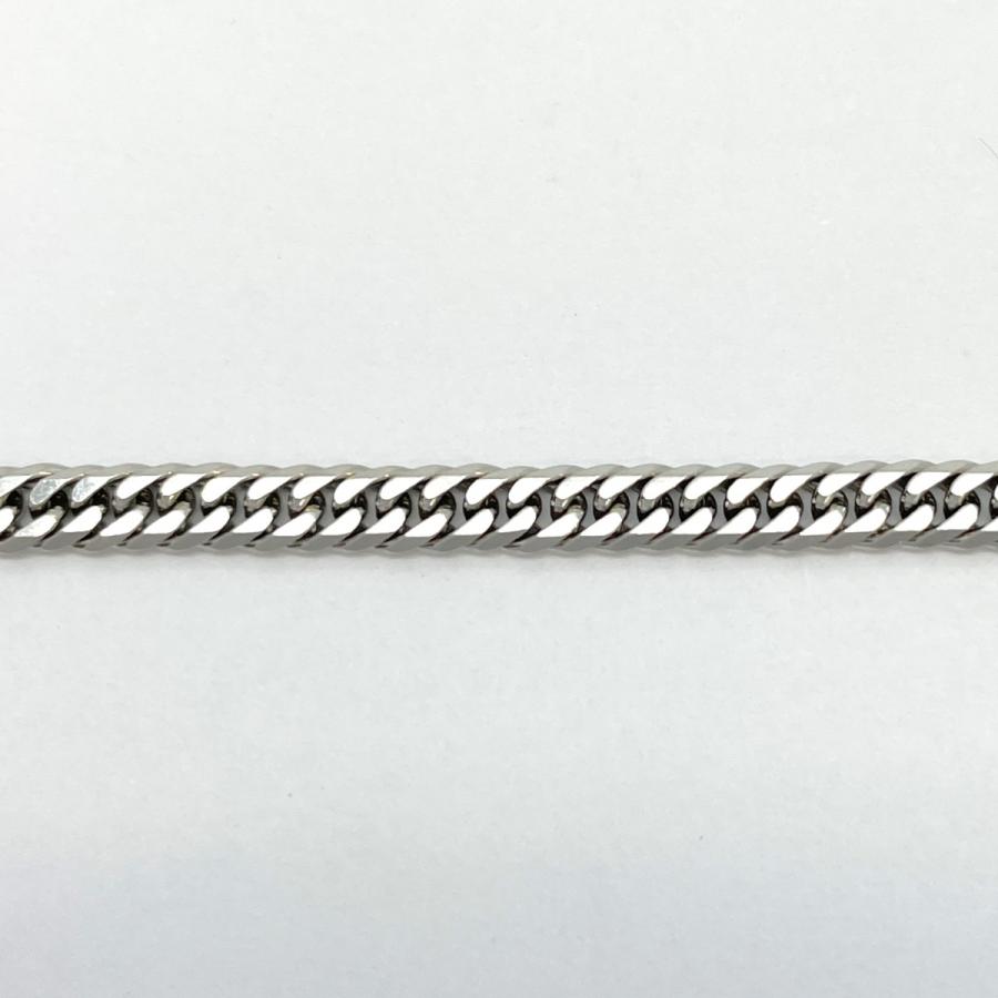 5khc037】喜平 ネックレス Pt850 プラチナ 6面 ダブル 51.1cm 20g  