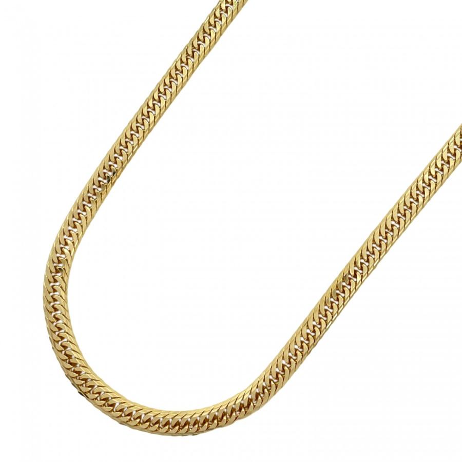 5khc085】喜平 ネックレス K18 ゴールド 14面 トリプル 50.3cm 20.6g  