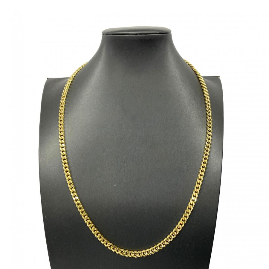 5khc088】喜平 ネックレス K18 ゴールド 2面 シングル 60.9cm 80.6g  