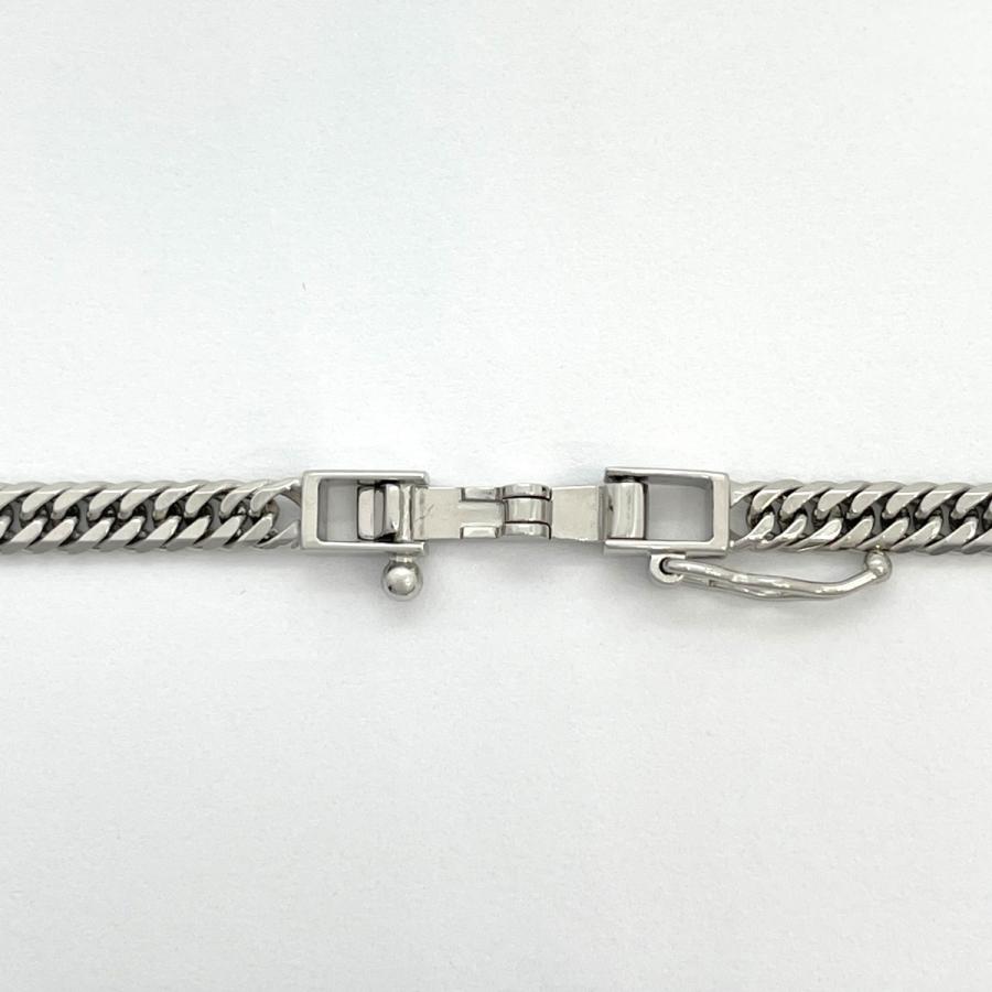 5khd043】喜平 ネックレス Pt850 プラチナ 6面 ダブル 50.5cm 16g  