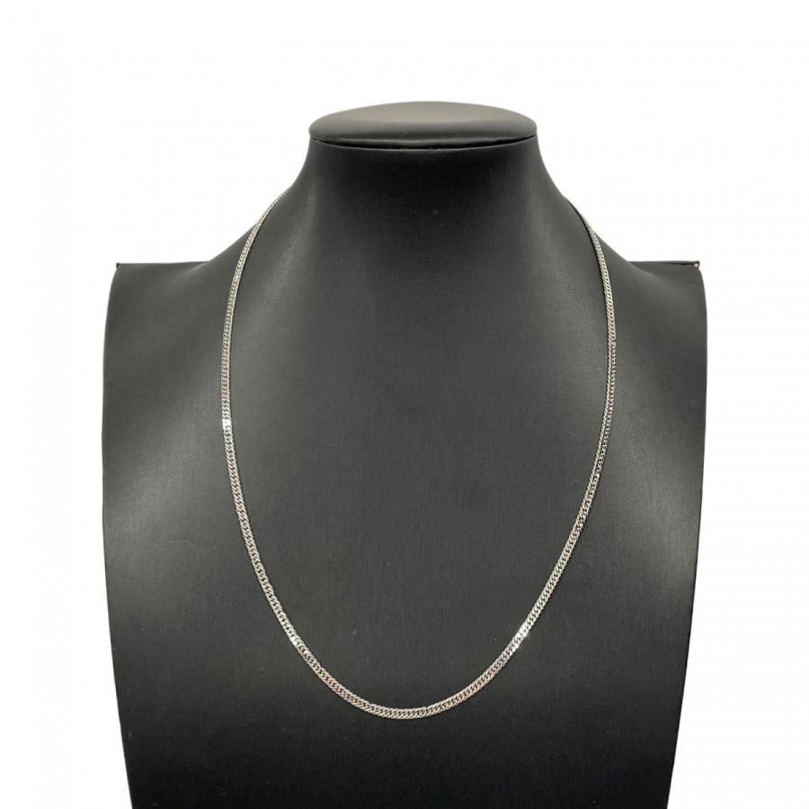 5khd043】喜平 ネックレス Pt850 プラチナ 6面 ダブル 50.5cm 16g  