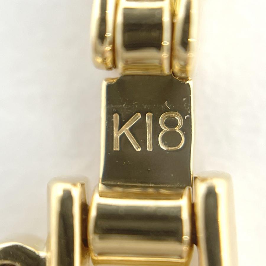 5khd168】喜平 ブレスレット K18 ゴールド 2面 シングル 18.6cm 5khd168】喜平 ブレスレット K18 ゴールド 2面 シングル 18.6cm