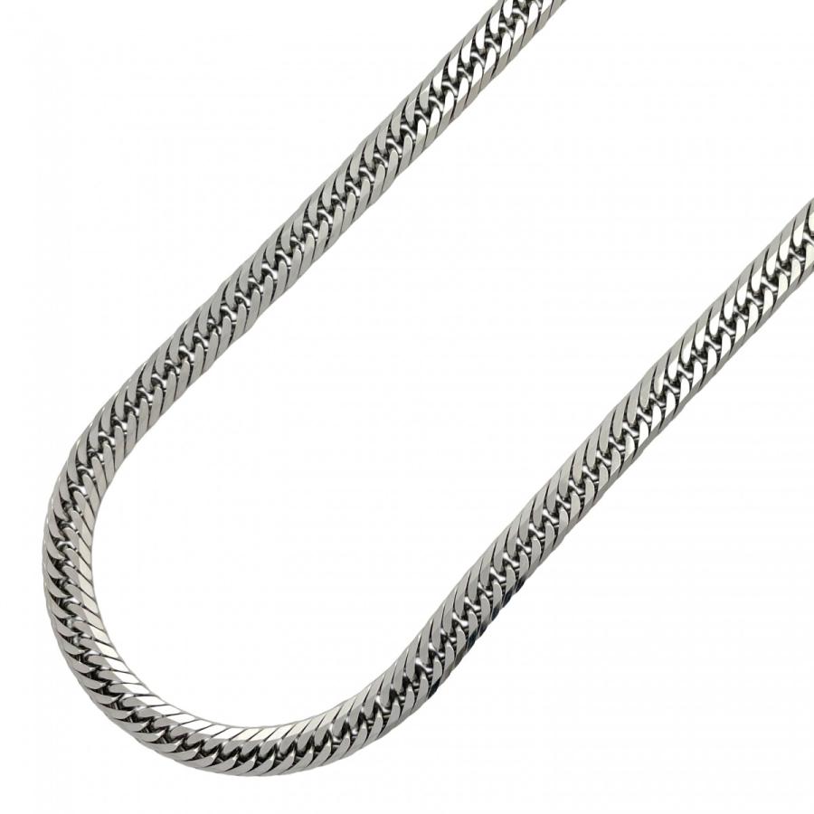 5khd239】喜平 ネックレス Pt850 プラチナ 8面 トリプル 50.3cm 50.8g  
