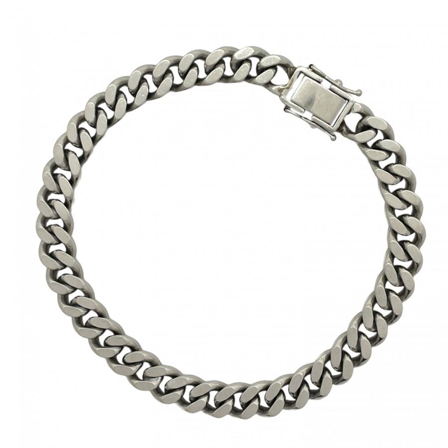 5khe023】喜平 ブレスレット Pt850 プラチナ 2面 シングル 21.1cm 50.1  