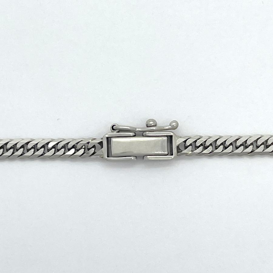 5khe025】喜平 ネックレス Pt850 プラチナ 6面 ダブル 50.3cm 20.3g  