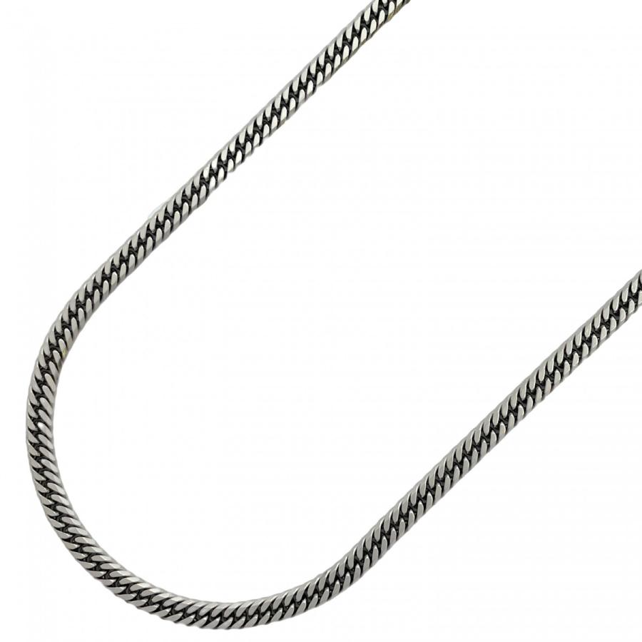 5khe072】喜平 ネックレス Pt850 プラチナ 6面 ダブル 50.7cm 15.6g  