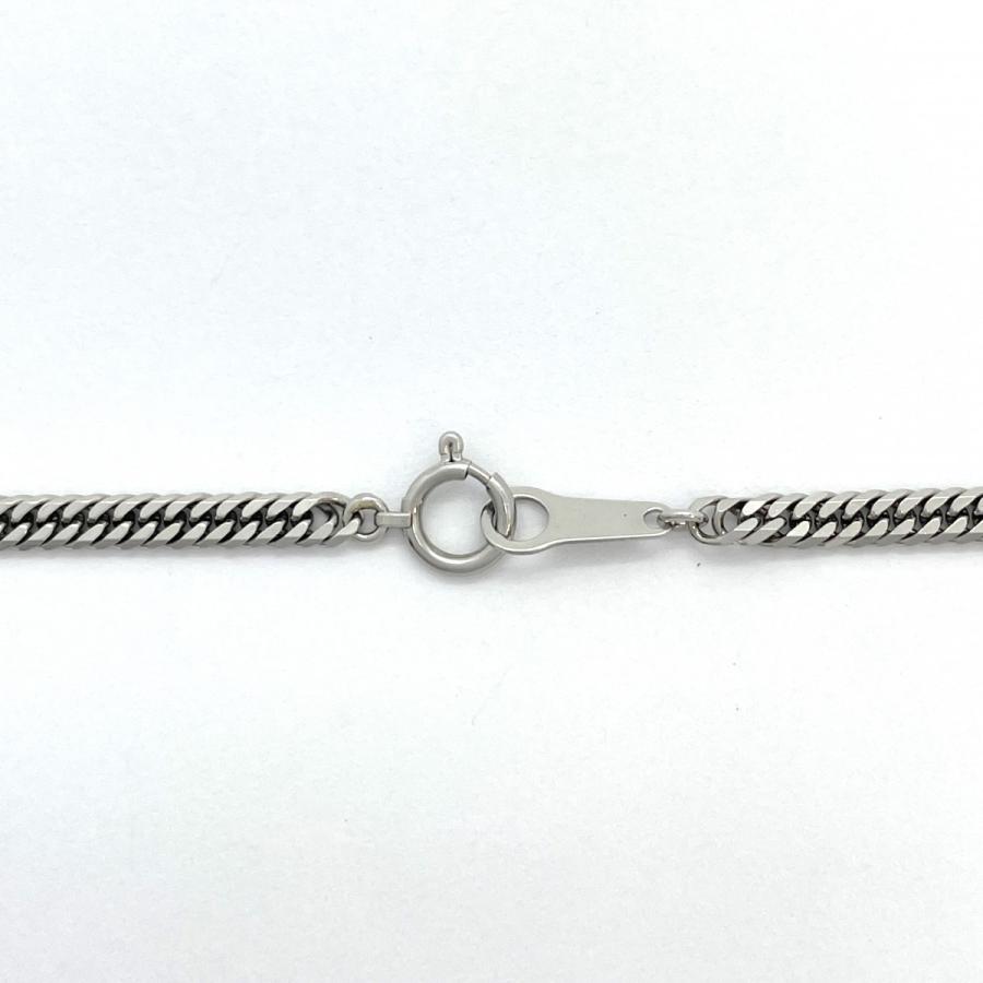 5khe072】喜平 ネックレス Pt850 プラチナ 6面 ダブル 50.7cm 15.6g  