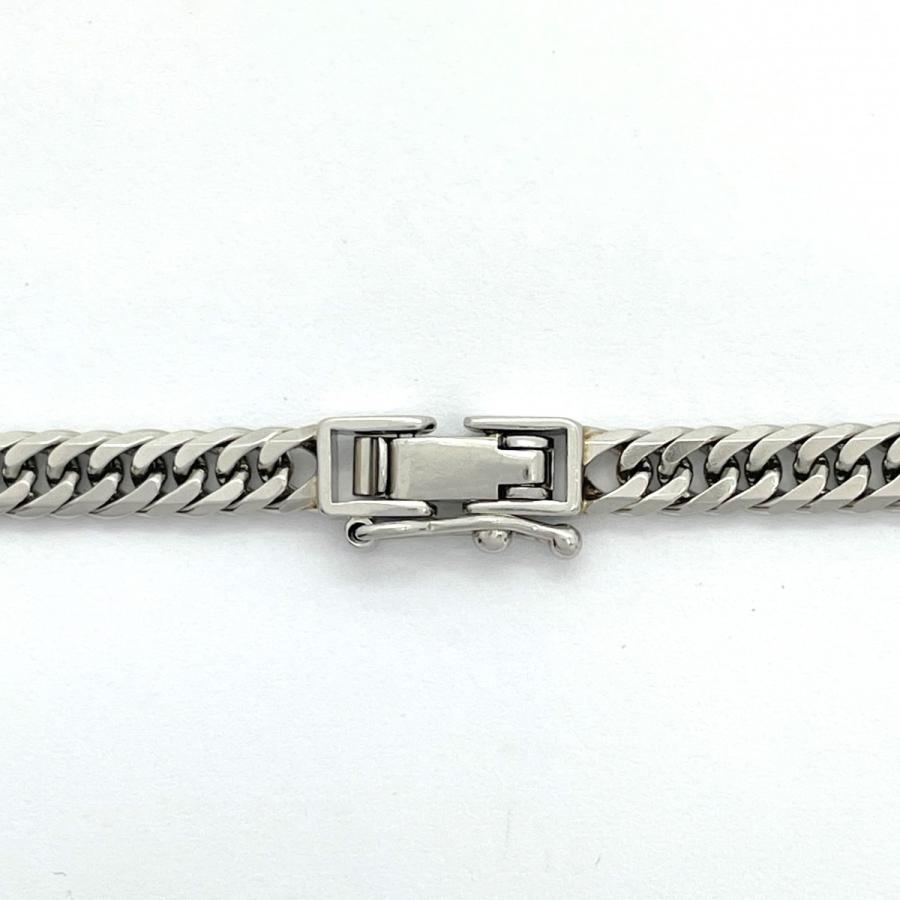 5khe076】喜平 ネックレス Pt850 プラチナ 6面 ダブル 51cm 30.2g  