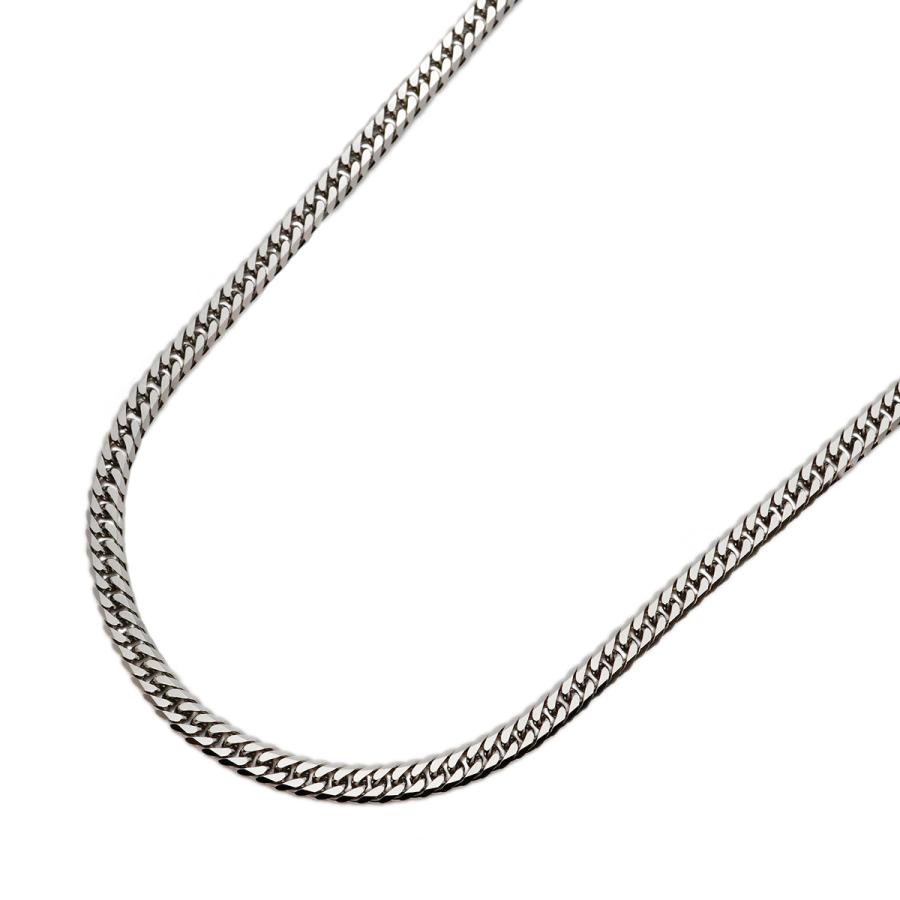 5khi064】喜平 ネックレス Pt850 プラチナ 6面 ダブル 50.3cm 30.2g