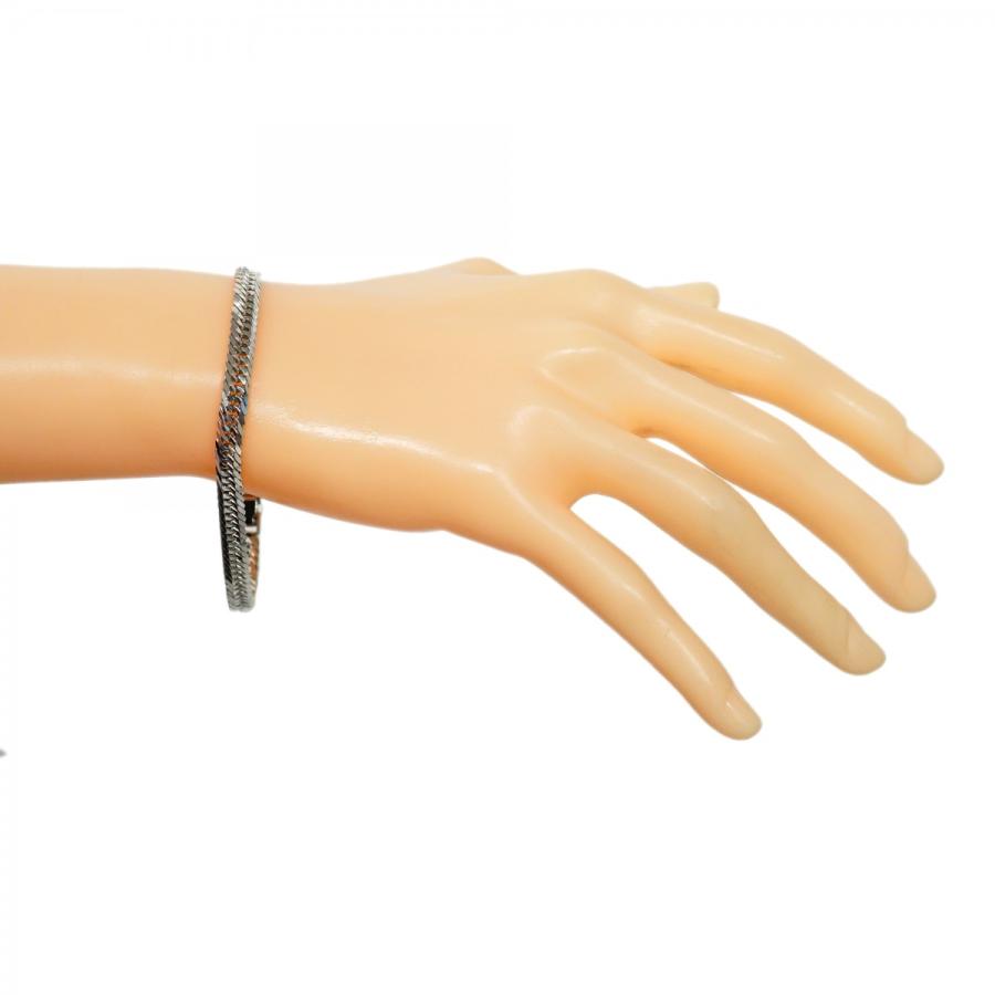 プラチナ喜平ブレスレット　Pt900　8面トリプル 喜平 ブレスレット プラチナ Pt900 トリプル 8面 20g 18cm 新品