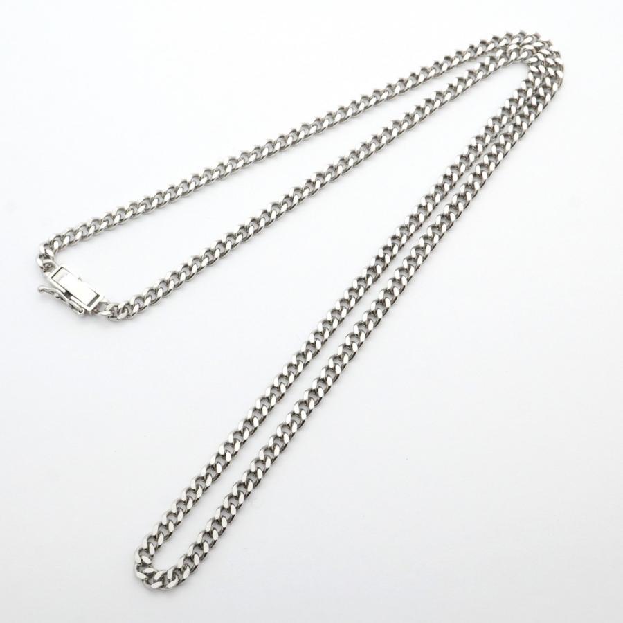 5khp062】喜平 ネックレス Pt850 プラチナ 2面 シングル 51cm 30.1g 