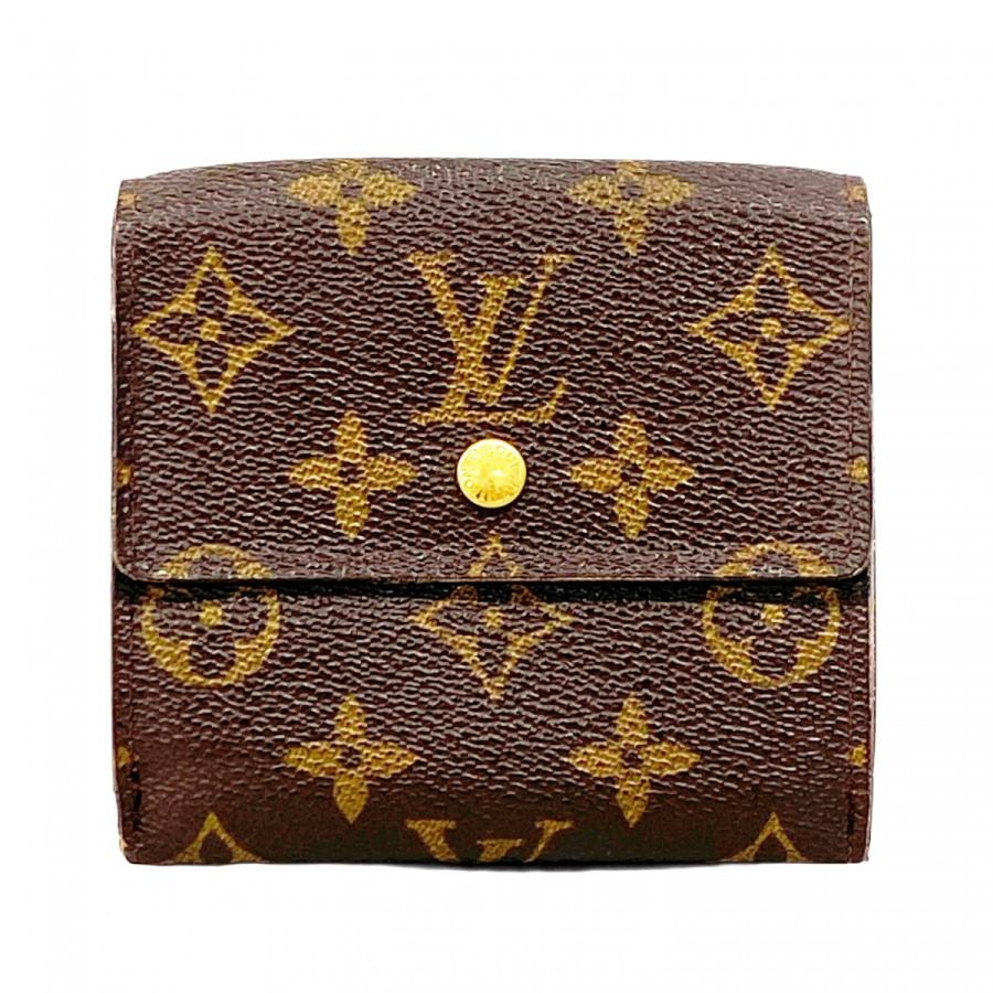 5ma0078-h】ルイヴィトン 三つ折り財布 モノグラム ポルトモネビエ