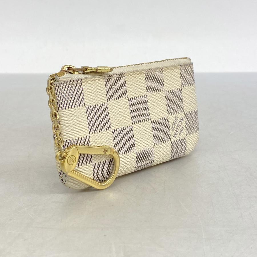 ルイ・ヴィトン キーケース ダミエアズール 白　ポシェット・クレ 小銭入れ兼用 ルイ・ヴィトン キーケース ダミエアズール 白 ポシェット・クレ