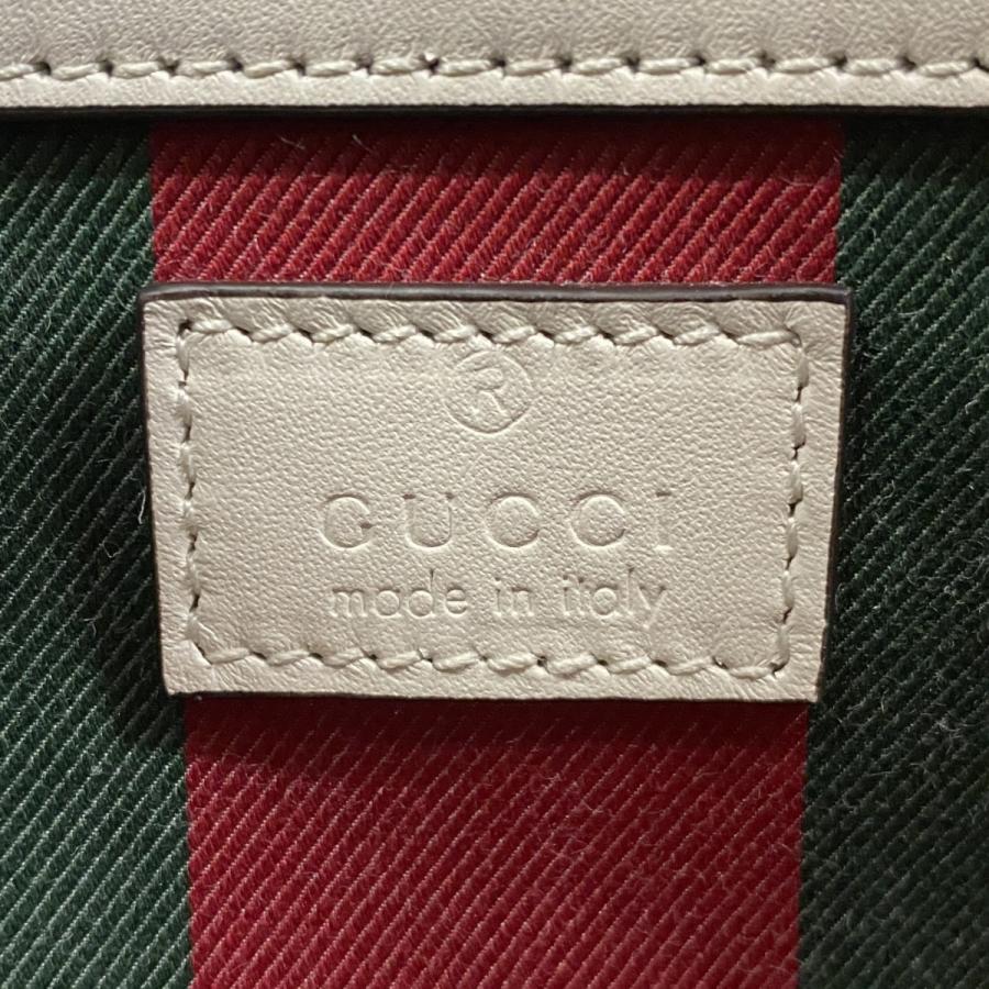 【GUCCI】2wayバッグ　スウィング　キャンバス　アイボリー　ゴールド金具 GUCCI】2wayバッグ スウィング キャンバス アイボリー ゴールド金具