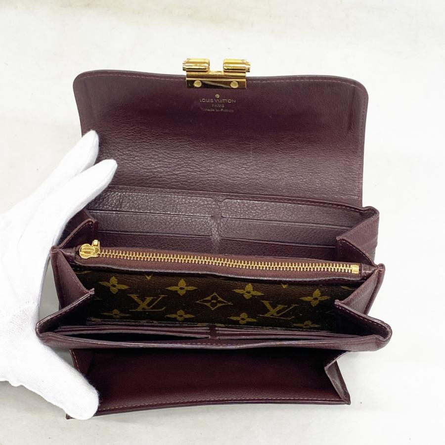 LOUIS VUITTON ポルトフォイユエリゼボルドー長財布