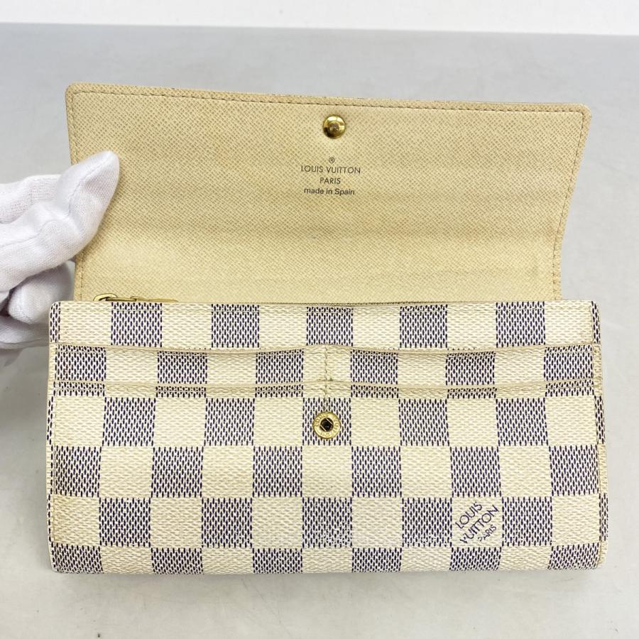 【セール！】ルイヴィトン ダミエ アズール ポルトフォイユ サラ　長財布 LOUIS VUITTON 【5mc2473】ルイヴィトン 長財布 ダミエ