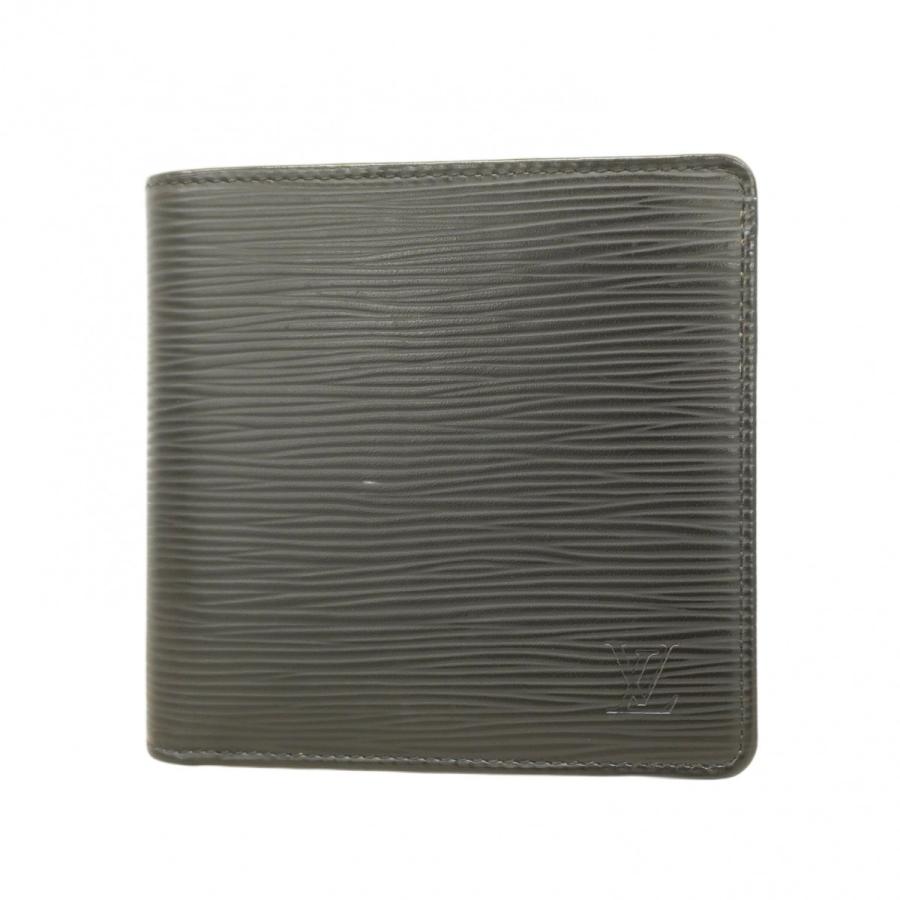 ルイヴィトン 折財布 エピ ノワール ポルトフォイユ マルコ NM 黒 2018