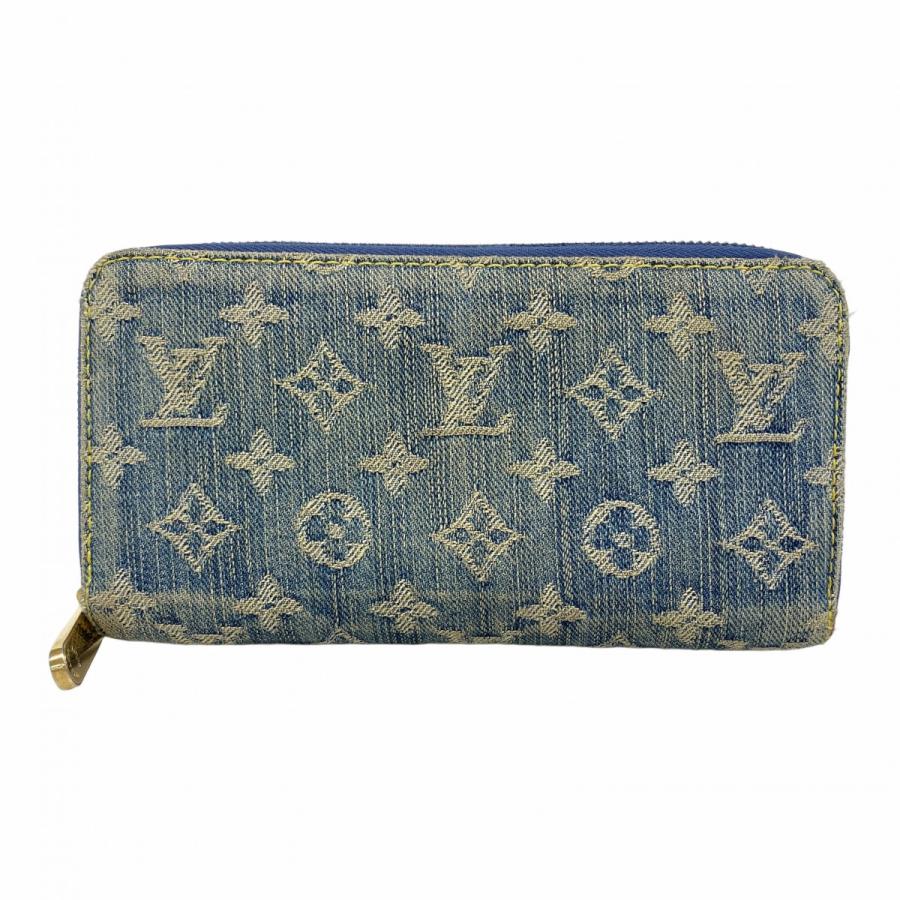 ルイヴィトン デニム ウォレット 長財布 メンズ レディース 布袋あり
