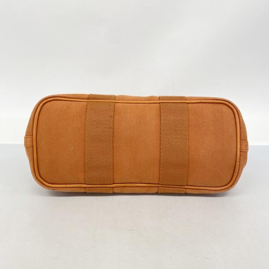 ★最終価格【5od4173】エルメス トートバッグ ヴァルパライソPM トワルシェブロン オレンジ シルバー金具【中古】レディース HERMES（エルメス） ☆最終価格【5od4173】エルメス トートバッグ