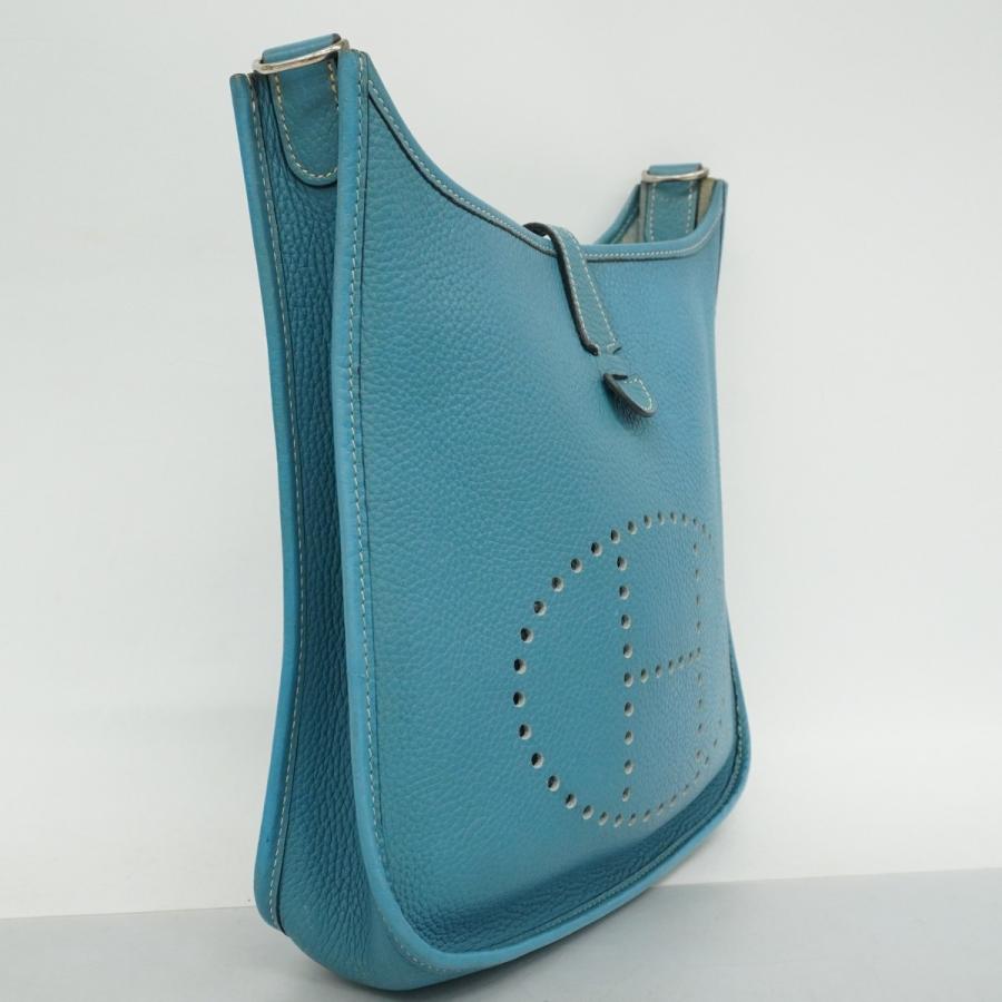 【美品】エルメス　エブリン　トリヨン　ブルージーン　ショルダーバッグ　540 HERMES 【5od4353】エルメス ショルダーバッグ エヴリンPM 1 トリヨン
