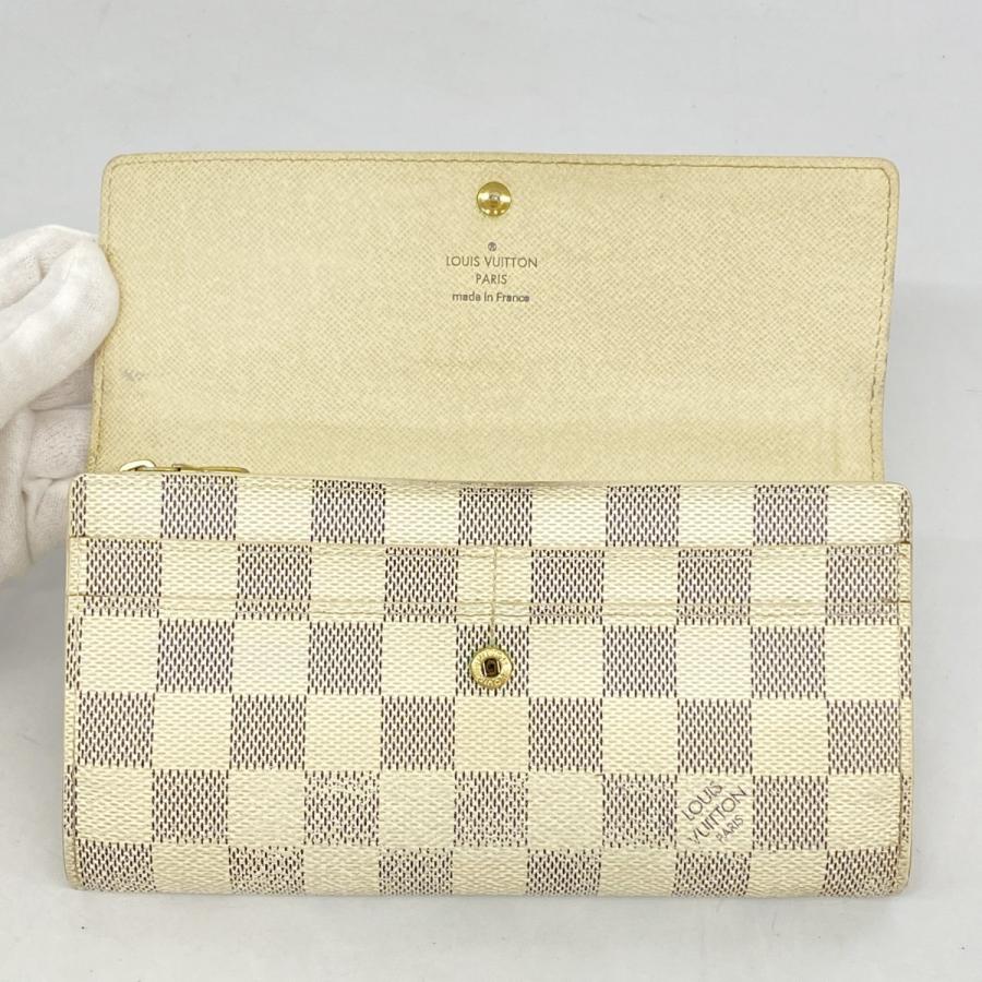 LOUIS VUITTON 【5od4409】ルイヴィトン 長財布 ダミエ・アズール