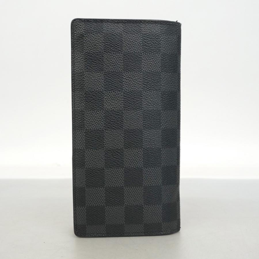 【美品】ルイヴィトン　ダミエコバルト　ポルトフォイユブラザ　メンズ　長財布 ルイヴィトン 長財布 ダミエ コバルト ポルトフォイユ ブラザ メンズ