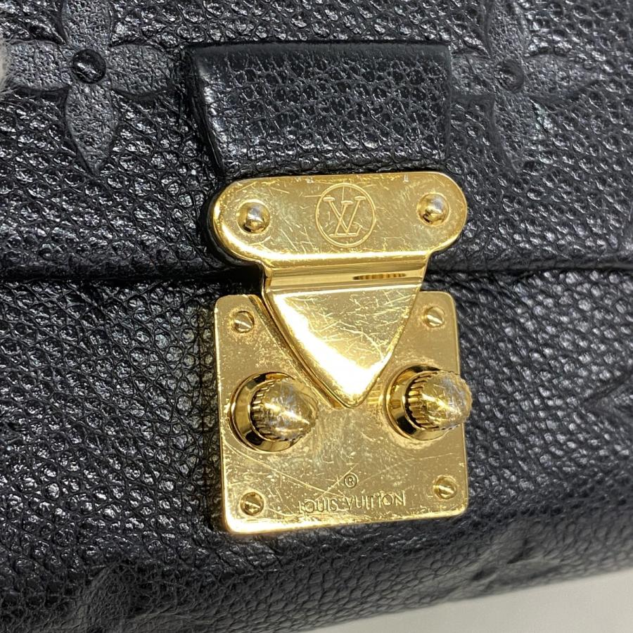★SALE【5od4756】ルイヴィトン 三つ折り財布 モノグラム・アンプラント ポルトフォイユメティスコンパクト M80880 ノワール【中古】レディース LOUIS VUITTON（ルイ・ヴィトン） 【5od4756】ルイヴィトン 三つ折り