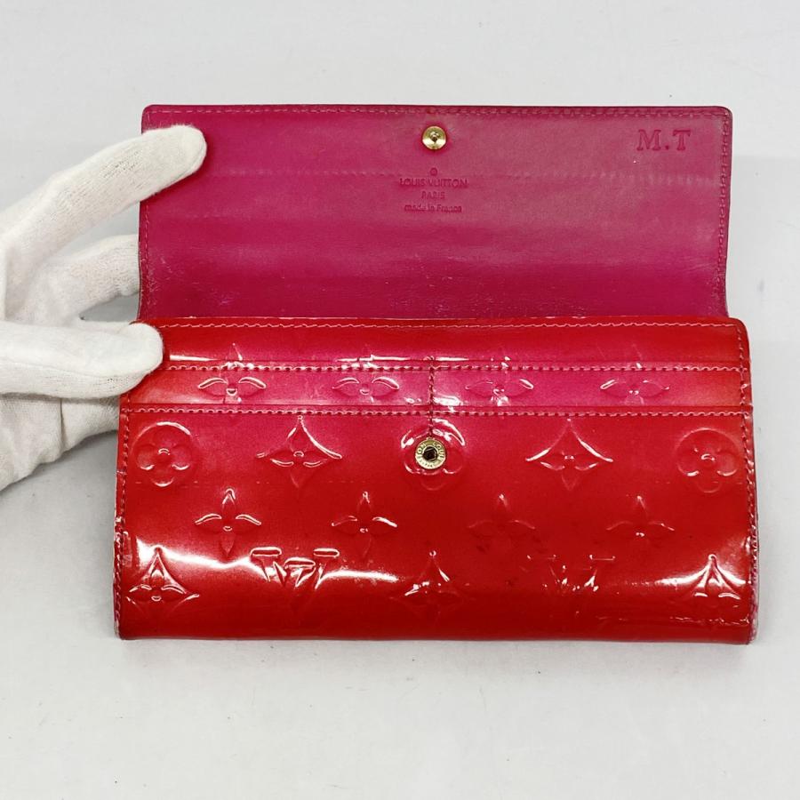 ★SALE【5oe5117】ルイヴィトン 長財布 ヴェルニ ポルトフォイユサラ M93633 ローズポップ【中古】レディース LOUIS VUITTON（ルイ・ヴィトン） ☆SALE【5oe5117】ルイヴィトン 長
