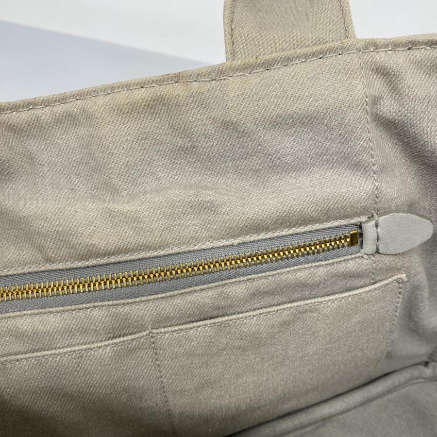 ★最終価格★SALE【5oe5195】プラダ トートバッグ カナパ キャンバス ライトグレー ゴールド金具【中古】レディース PRADA（プラダ） ☆最終価格☆SALE【5oe5195】プラダ トートバッグ