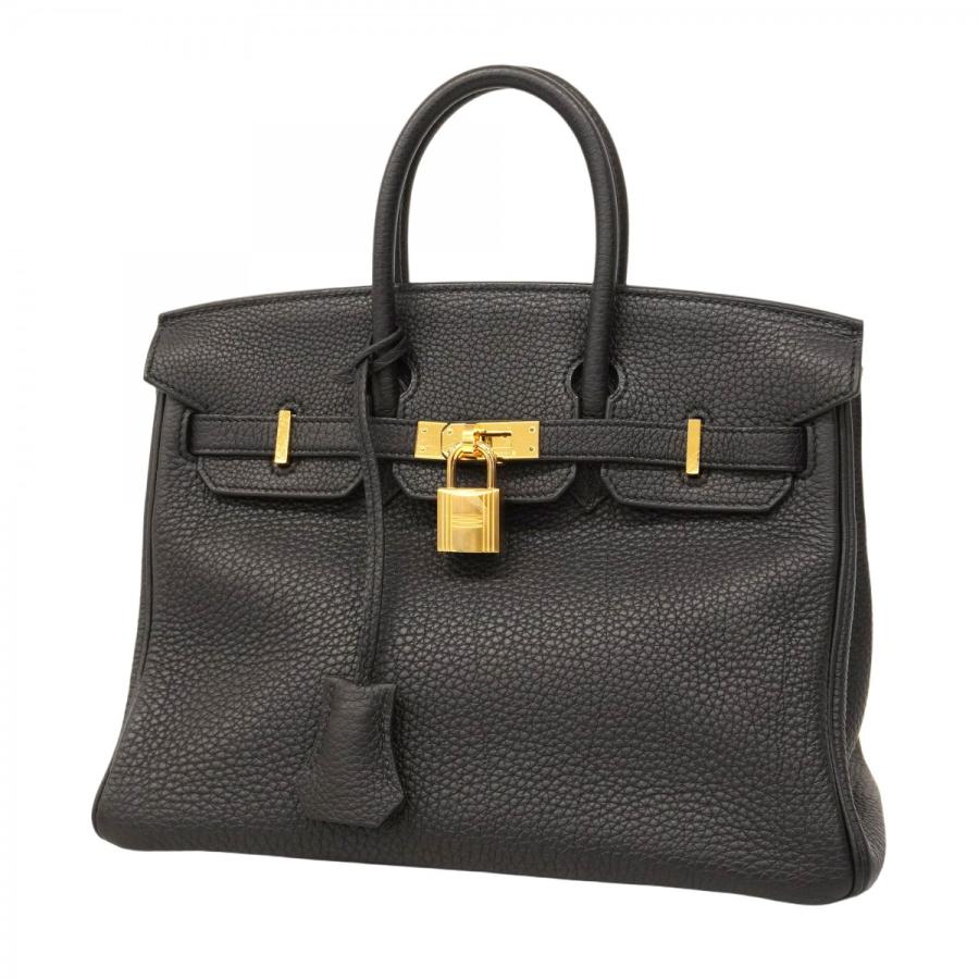 ★SALE【5oe5508-g-h】エルメス ハンドバッグ バーキン25 トゴ ブラック ゴールド金具 B刻印【中古】レディース HERMES（エルメス） ☆SALE【5oe5508-g-h】エルメス ハンドバッグ