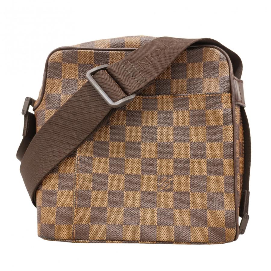 【5oe6188】ルイヴィトン ショルダーバッグ ダミエ オラフPM N41442 エベヌ【中古】メンズ LOUIS VUITTON（ルイ・ヴィトン） ☆最終価格【5oe6188】ルイヴィトン