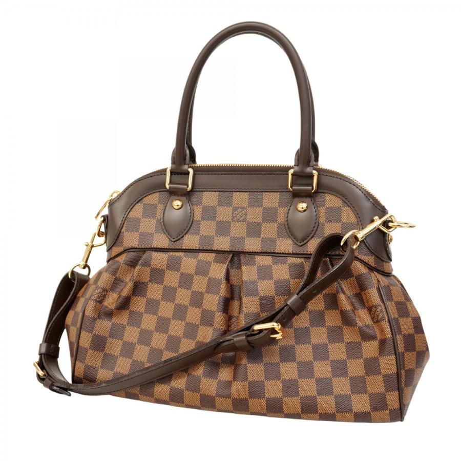 【美品❗✨】　ルイヴィトン　ダミエ　エベヌ　リヴィントンGM　ハンドバッグ LOUIS VUITTON（ルイ・ヴィトン） 【5of6569】ルイヴィトン