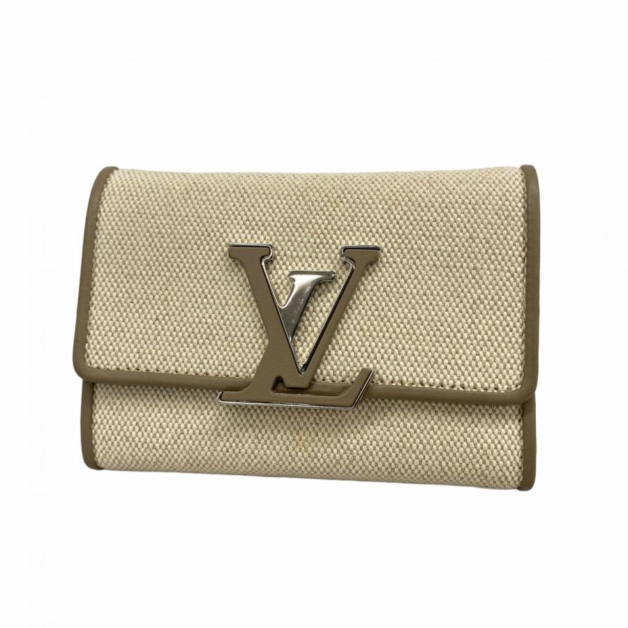 【5pa1365】ルイヴィトン 三つ折り財布 ポルトフォイユカプシーヌコンパクト M83573 トープ【中古】レディース LOUIS VUITTON（ルイ・ヴィトン） ☆最終価格【5pa1365】 三つ折り財布